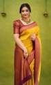 Party wear Soft Banarasi Silk Saree  thumb 12