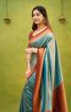 Party wear Soft Banarasi Silk Saree  thumb 6