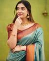 Party wear Soft Banarasi Silk Saree  thumb 9