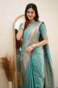 Party Wear Soft Silk Banarasi Saree  thumb 15