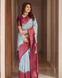 Premium quality Kanjivaram Soft Silk Saree 