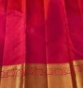 Red Color GOLD ZARI WEAVING Banarasi Soft Silk Saree thumb 4
