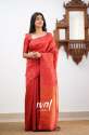 Red Zari Woven Kanjivaram Silk Wedding Saree