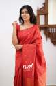 Red Zari Woven Kanjivaram Silk Wedding Saree thumb 2
