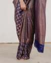 Solid Jacquard Weave Banarasi Silk Saree  thumb 7