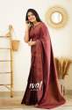Traditional Maroon Banarasi Pure Silk Kanjivaram Saree With Blouse thumb 2