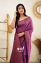 Traditional Wine Banarasi Pure Silk Kanjivaram Saree With Blouse thumb 12