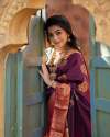 wine-color-banarasi-silk-saree-with-jacquard-weave