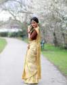 Yellow Colour Lovely Banarasi Soft Silk Kanjivaram Saree thumb 4