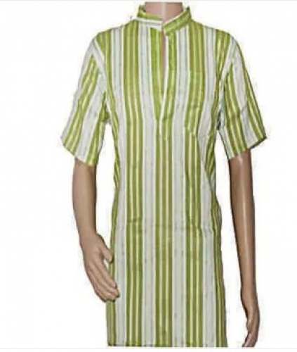 Mens Half Sleeves Cotton Kurta
