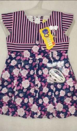Fancy Cotton Kids Pink Frock by Sunlight Dresses