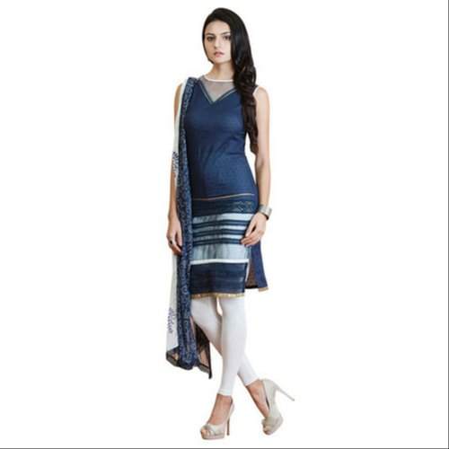 Party wear Chiffon Blue Kurti  by SUSHIL APPARELS