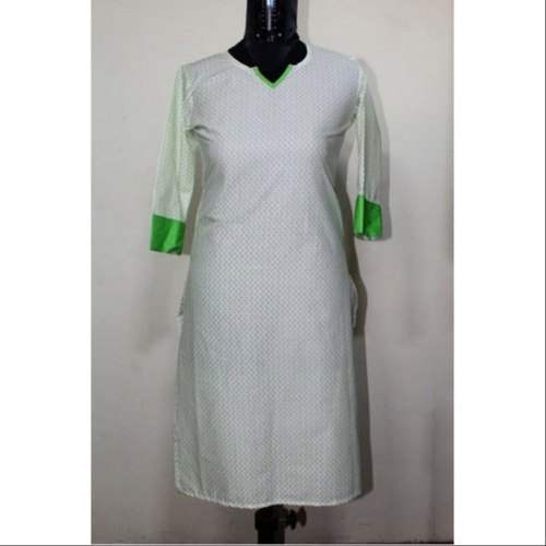 Running wear Plain Cotton Kurti  by SUSHIL APPARELS