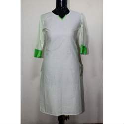 Running wear Plain Cotton Kurti 
