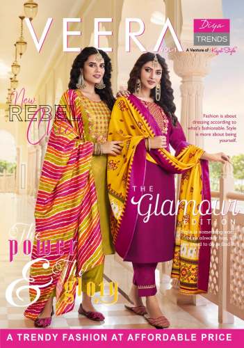 New Arrival VEERA VOL 1 Kurti Pant With Dupatta Set