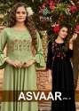 New Collection Catalog Asvaar vol 2 Embroidery Rayon Slub Kurti  thumb 2