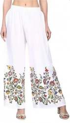 Ladies Rayon Printed Palazzo 