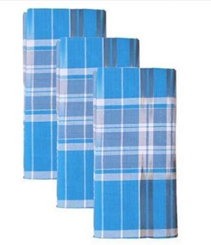Check Printed Cotton Lungi