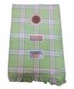 Green Checked Cotton Towel