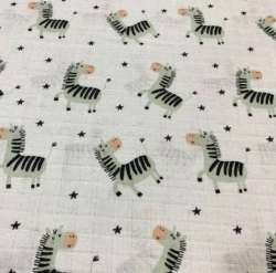 Printed Organic Muslin Fabrics