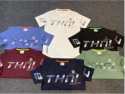 Multi color Half Sleeve Round lycra Neck T Shirt