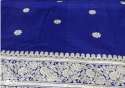 Blue Kadhwa Booti Katan Silk Saree thumb 1