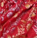 pink color Jangla kadhua Pure Silk Saree thumb 2