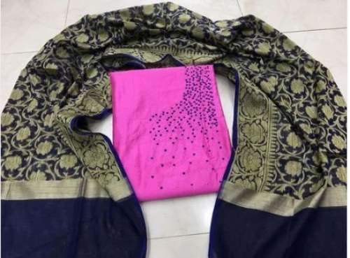 Ladies Printed Suit Material by Bharatkumar And Co 