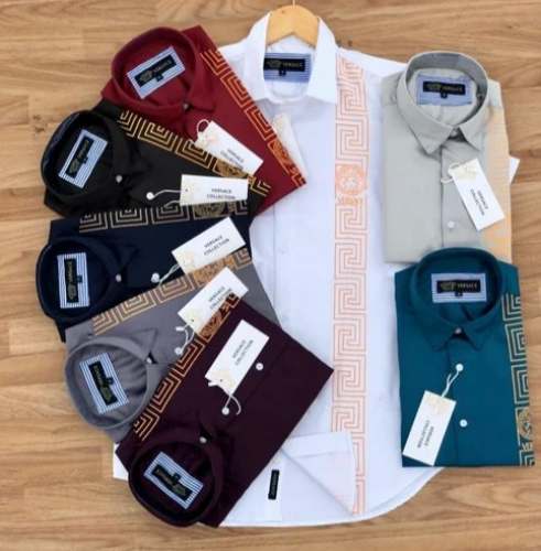 Formal Wear Satin Lycra Men Shirts 