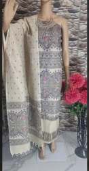 Cotton Khadi Unstitched Suit Material 