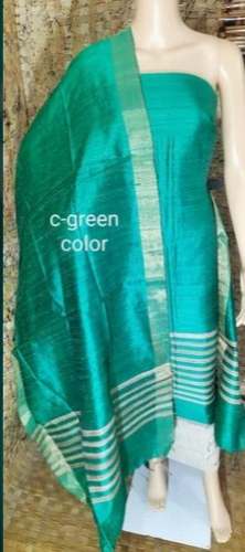 Pure Handloom ghicha Silk Dress Material  by s a fabrics