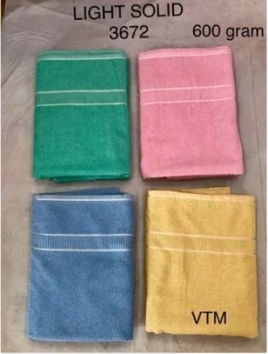 Light Solid Bath Towel by M s Vitthal Textile Mill