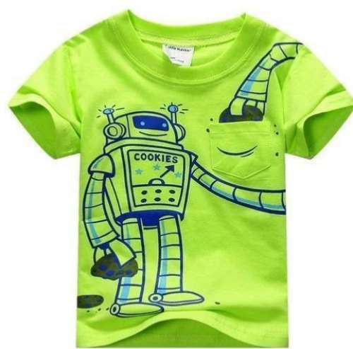 Kids Cotton Printed T Shirt by Heera Garments