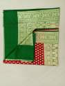 New Red And Green Banarasi Satan Silk Saree thumb 1