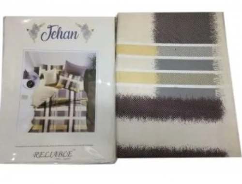 Printed Geometric Double Bed Sheet  by Uttam Brothers