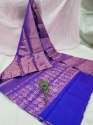 Buy Fancy Copper Silk Saree For Ladies