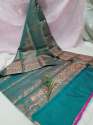 Buy Fancy Copper Silk Saree For Ladies thumb 2
