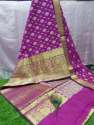 Cotton Banarasi Party Wear Saree For Women thumb 1
