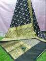 Cotton Banarasi Party Wear Saree For Women thumb 2