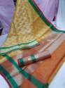 Party wear Banarasi Jacquard Silk Saree thumb 1