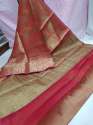 Party wear Banarasi Jacquard Silk Saree thumb 4