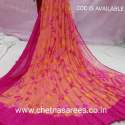 Soft Georgette All Over Printed Saree thumb 5