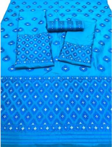 Sky Blue Mekhela Chadar For Women At Wholesale Rate by S M Tex