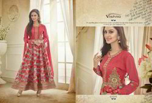 Embroidered Anarkali Suit by Surya Impex