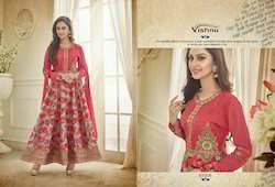 Embroidered Anarkali Suit