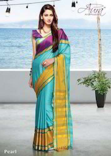 Exclusive Cotton Printed Saree by Surya Impex