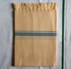 Yellow color Plain Towel