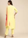  *Women Embroidered Cotton Blend kurta set* thumb 2