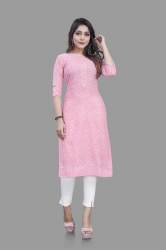 Cotton Capsul Bandhni Printed Kurti