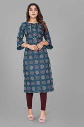 Cotton Printed Designer Fancy Kurtis